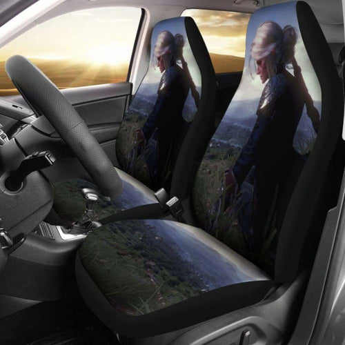 Ciri Car Seat Covers The Witcher 3: Wild Hunt Game Fan Gift Universal Fit 051012 - CarInspirations