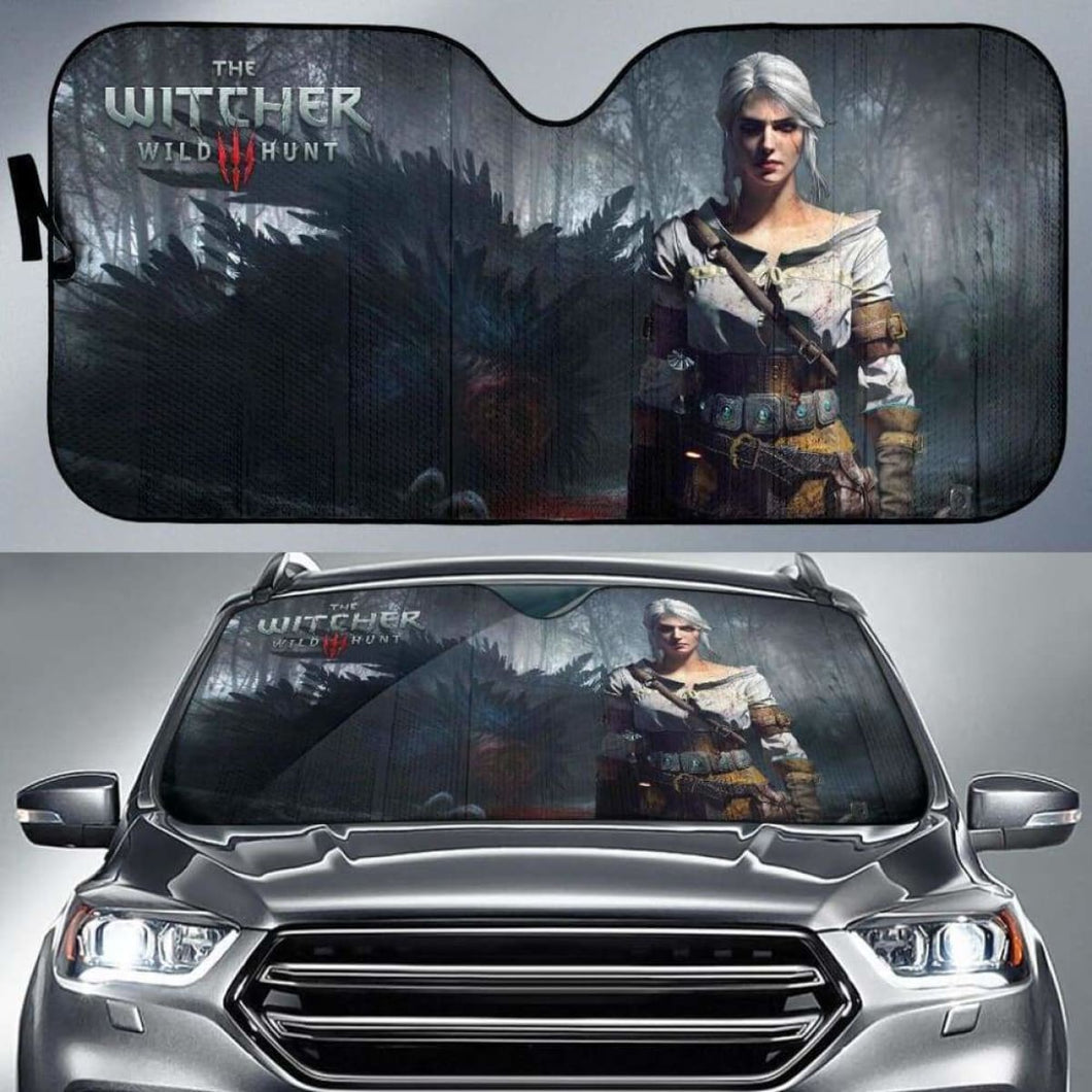 Ciri Car Sun Shades The Witcher 3: Wild Hunt Game Fan Gift Universal Fit 051012 - CarInspirations