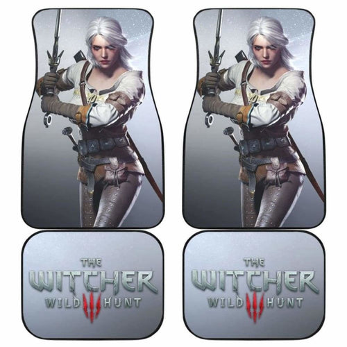 Ciri The Witcher 3: Wild Hunt Game Fan Gift Car Floor Mats Universal Fit 051012 - CarInspirations