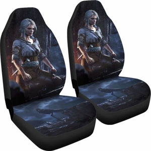 Ciri The Witcher 3: Wild Hunt Game Fan Gift Car Seat Covers Universal Fit 051012 - CarInspirations
