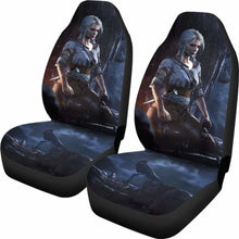 Load image into Gallery viewer, Ciri The Witcher 3: Wild Hunt Game Fan Gift Car Seat Covers Universal Fit 051012 - CarInspirations