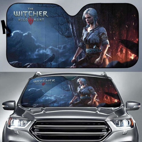Ciri The Witcher 3: Wild Hunt Game Fan Gift Car Sun Shades Universal Fit 051012 - CarInspirations