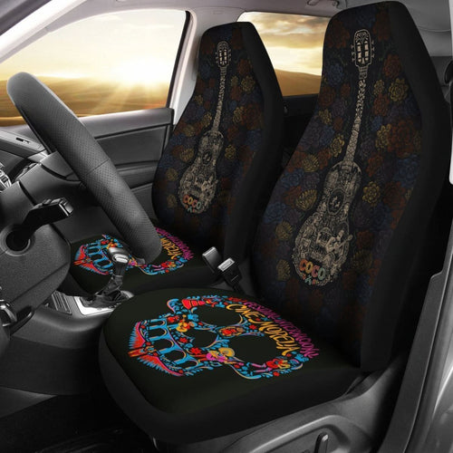 Coco Guitar Car Seat Covers For Fan Universal Fit 225721 - CarInspirations