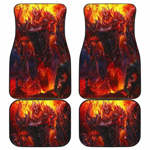 Colossus Demon Fire Dark Theme Car Floor Mats Universal Fit 051012 - CarInspirations