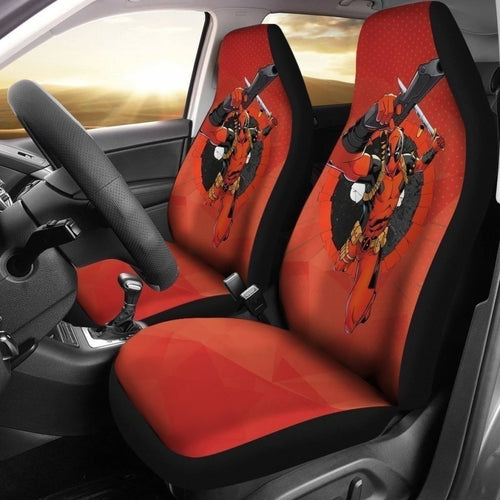 Cool Deadpool Fighting Car Seat Covers Gift For Fan Universal Fit 194801 - CarInspirations