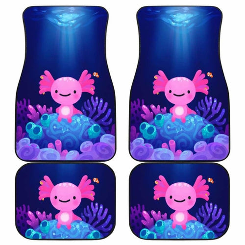 Coral Axolotl Car Mats Universal Fit - CarInspirations