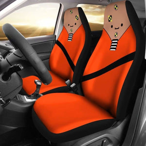 Crash Test Dummies Cartoon Car Seat Covers (Set Of 2) Universal Fit 051012 - CarInspirations
