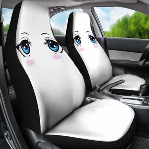 Cute Anime Eyes Seat Covers 101719 Universal Fit - CarInspirations