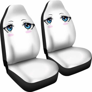 Cute Anime Eyes Seat Covers 101719 Universal Fit - CarInspirations