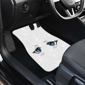 Cute Anime Shame Eyes Car Floor Mats Universal Fit 051012 - CarInspirations