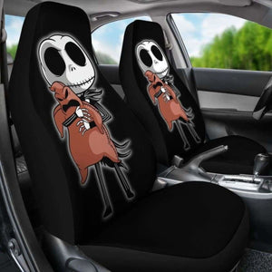 Cute Jack Skellington Car Seat Covers 1 Universal Fit 051012 - CarInspirations