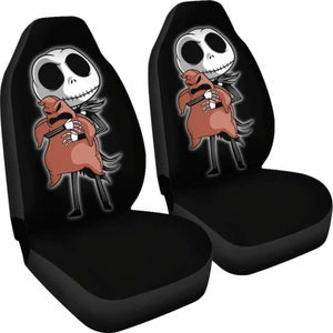 Cute Jack Skellington Car Seat Covers 1 Universal Fit 051012 - CarInspirations