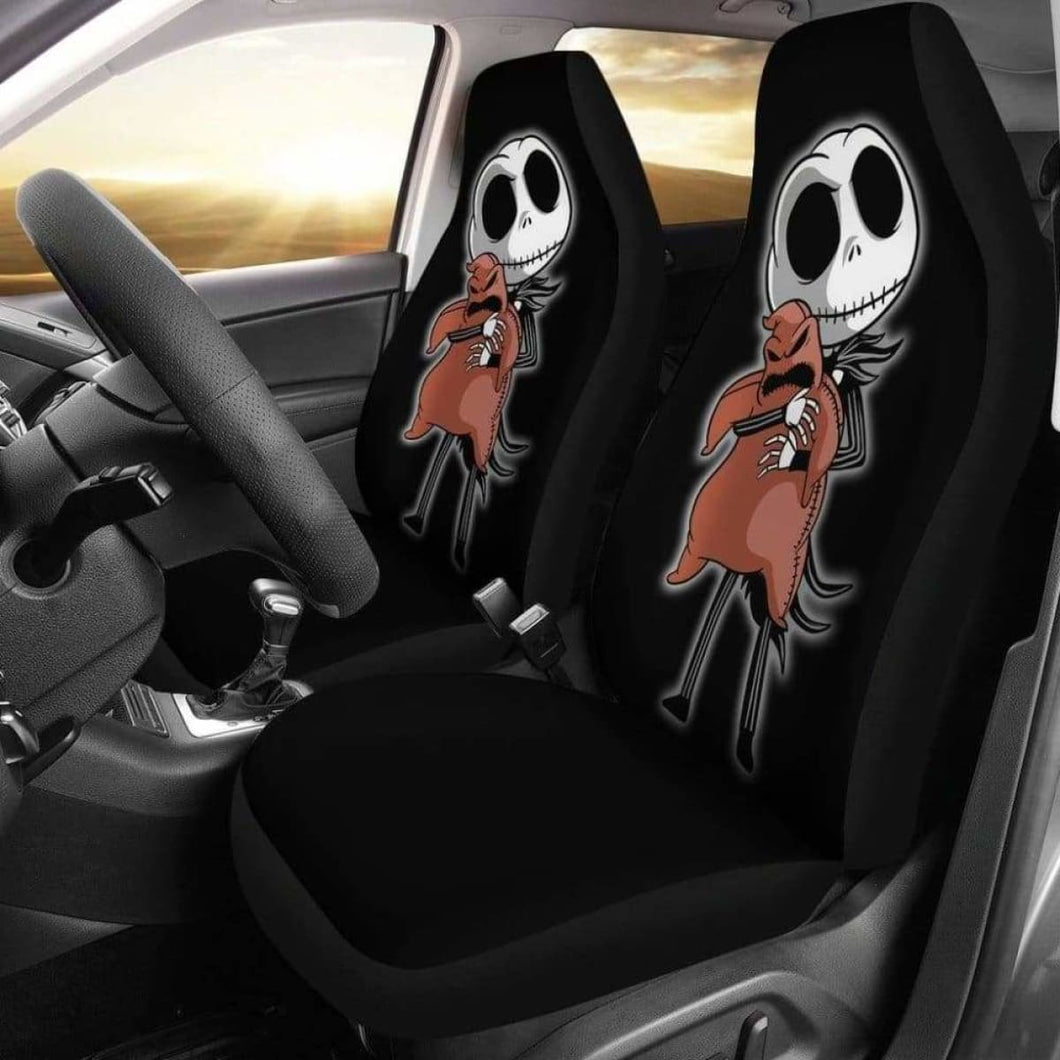 Cute Jack Skellington Car Seat Covers 1 Universal Fit 051012 - CarInspirations