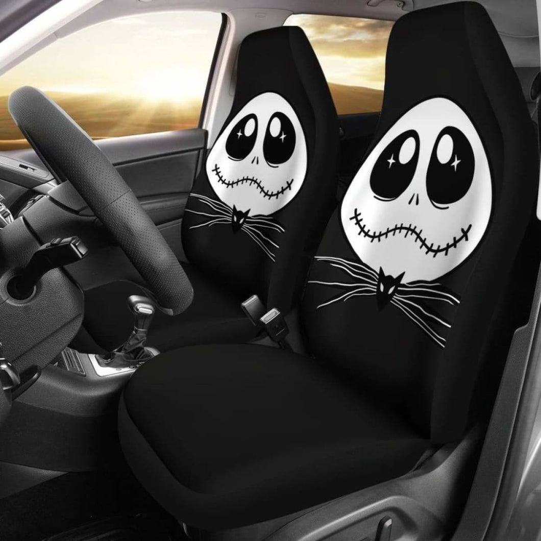 Cute Jack Skellington Car Seat Covers Universal Fit - CarInspirations