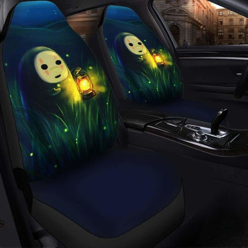 Cute No Face Seat Covers 101719 Universal Fit - CarInspirations