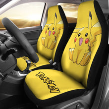 Load image into Gallery viewer, Cute Pikachu Car Seat Covers Pokemon Anime Fan Gift H200221 Universal Fit 225311 - CarInspirations