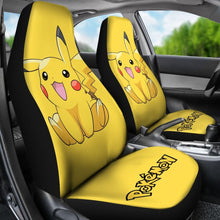 Load image into Gallery viewer, Cute Pikachu Car Seat Covers Pokemon Anime Fan Gift H200221 Universal Fit 225311 - CarInspirations