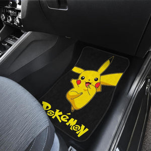 Cute Pikachu Pokemon Anime Fan Gift Car Floor Mats H200221 Universal Fit 225311 - CarInspirations