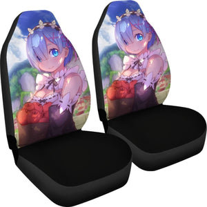 Cute Rem Re Zero Anime Best Anime 2020 Seat Covers Amazing Best Gift Ideas 2020 Universal Fit 090505 - CarInspirations