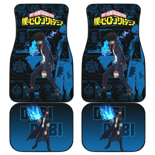 Dabi My Hero Academia Car Floor Mats Manga Mixed Anime Universal Fit 175802 - CarInspirations