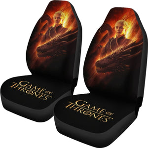 Daenerys Targaryen Car Seat Covers Game Of Thrones H053120 Universal Fit 072323 - CarInspirations
