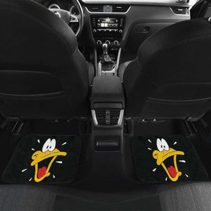 Daffy Duck Funny Cartoon In Black Theme Car Floor Mats Universal Fit 051012 - CarInspirations
