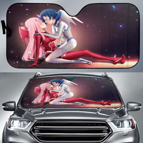 Darling In The Franxx Anime Girl Auto Sun Shades 918b Universal Fit - CarInspirations