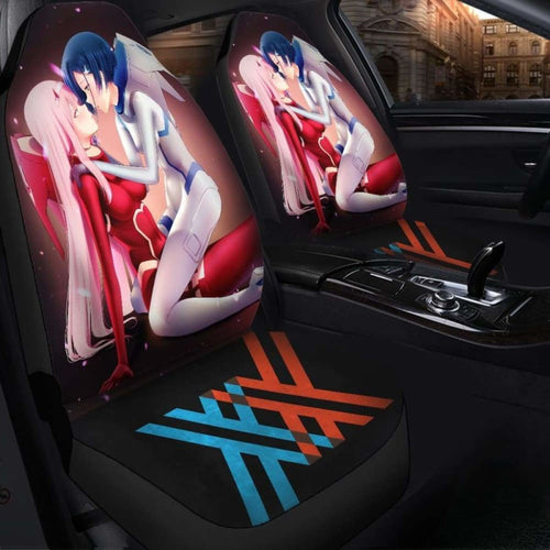 Darling In The Franxx Kiss Seat Cover 101719 Universal Fit - CarInspirations