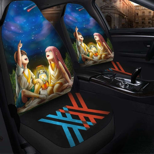 Darling In The Franxx Sky Seat Covers 101719 Universal Fit - CarInspirations