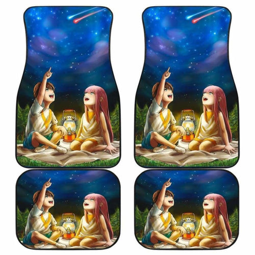 Darling In The Franxx Stars Sky Car Floor Mats Universal Fit 051012 - CarInspirations