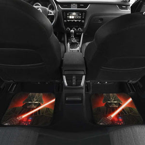 Darth Vader Star Wars In Red Theme Car Floor Mats Universal Fit 051012 - CarInspirations