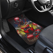 Load image into Gallery viewer, Deadpool And Pooh Car Floor Mats Movie Fan Gift H031120 Universal Fit 225311 - CarInspirations