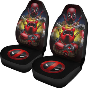 Deadpool And Pooh Car Seat Covers Movie Fan Gift H031020 Universal Fit 225311 - CarInspirations