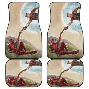 Deadpool & Cable Funny For Fans Car Floor Mats Universal Fit 051012 - CarInspirations