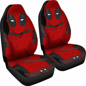 Deadpool Cartoon Marvel Car Seat Covers Universal Fit 051012 - CarInspirations