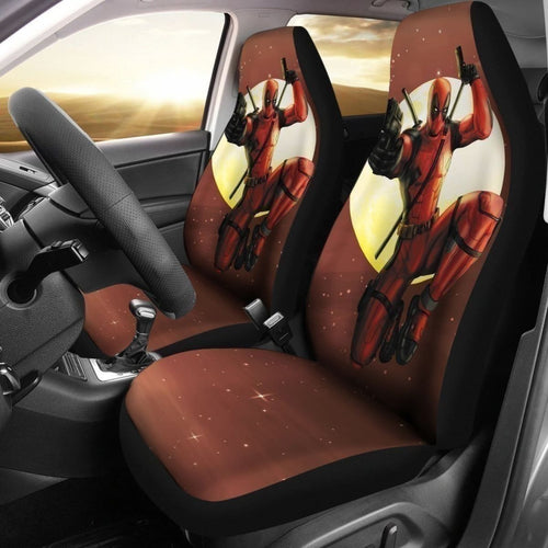 Deadpool Fighting Car Seat Covers For Fan Universal Fit 194801 - CarInspirations