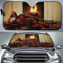 Load image into Gallery viewer, Deadpool Funny Auto Sun Shades 918b Universal Fit - CarInspirations