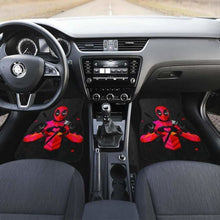 Load image into Gallery viewer, Deadpool Heart Hand Sign In Dark Theme Car Floor Mats Universal Fit 051012 - CarInspirations