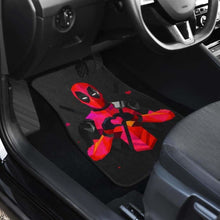 Load image into Gallery viewer, Deadpool Heart Hand Sign In Dark Theme Car Floor Mats Universal Fit 051012 - CarInspirations