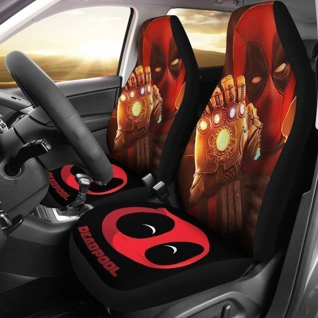 Deadpool Love Infinity Gauntlet Car Seat Covers Universal Fit 194801 - CarInspirations