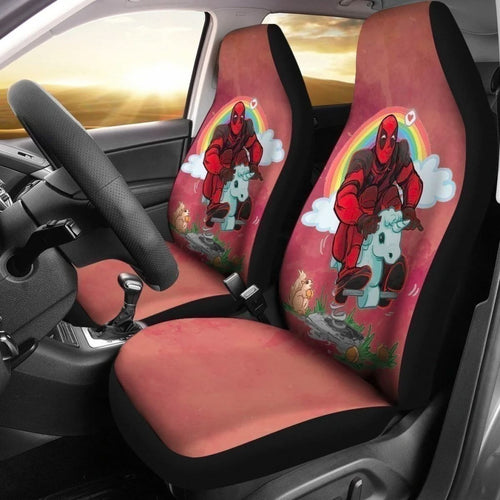 Deadpool & Unicorn Car Seat Covers Universal Fit 194801 - CarInspirations