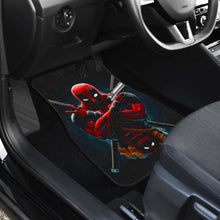 Load image into Gallery viewer, Deadpool With Guns Logo Marvel Car Floor Mats Universal Fit 051012 - CarInspirations