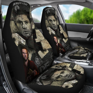 Dean And Sam Car Seat Covers Supernatural Movie H040320 Universal Fit 225311 - CarInspirations
