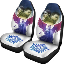Load image into Gallery viewer, Dean And Sam Movie Supernatural Car Seat Covers H040320 Universal Fit 225311 - CarInspirations