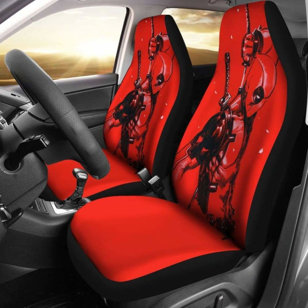 Deapool Car Seat Covers 3 Universal Fit - CarInspirations