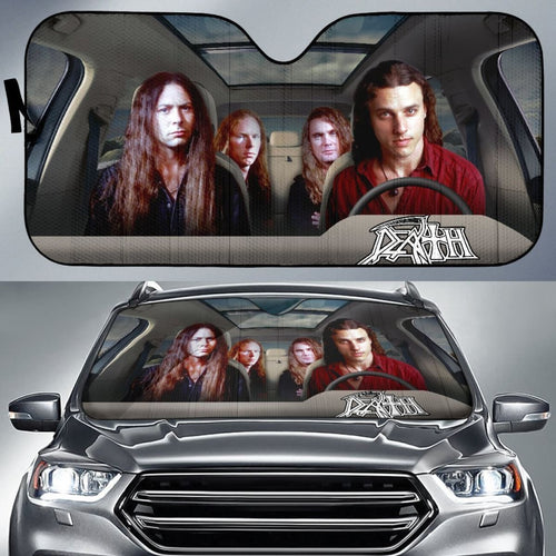 Death Metal Band Car Sun Shade Rock Fan Sun Visor Universal Fit 174503 - CarInspirations