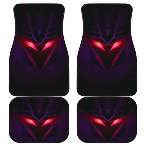 Decepticons Night Logo Front And Car Mats Universal Fit - CarInspirations