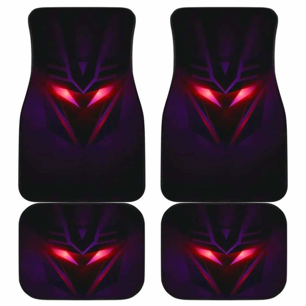 Decepticons Night Logo Front And Car Mats Universal Fit - CarInspirations