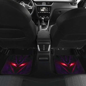 Decepticons Night Logo Front And Car Mats Universal Fit - CarInspirations