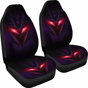 Decepticons Night Logo Seat Covers 101719 Universal Fit - CarInspirations